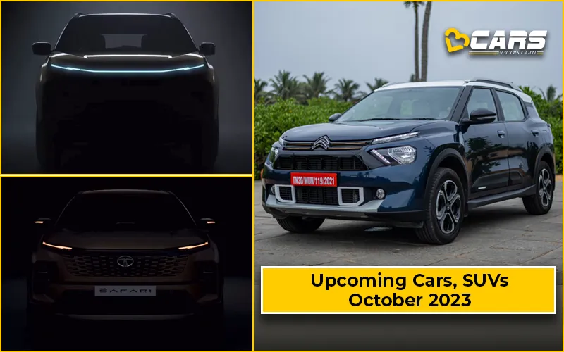 Upcoming Cars, SUVs In October 2023