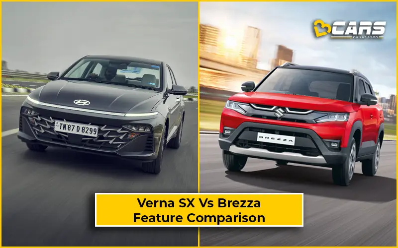 Hyundai Verna SX Vs Maruti Suzuki Brezza