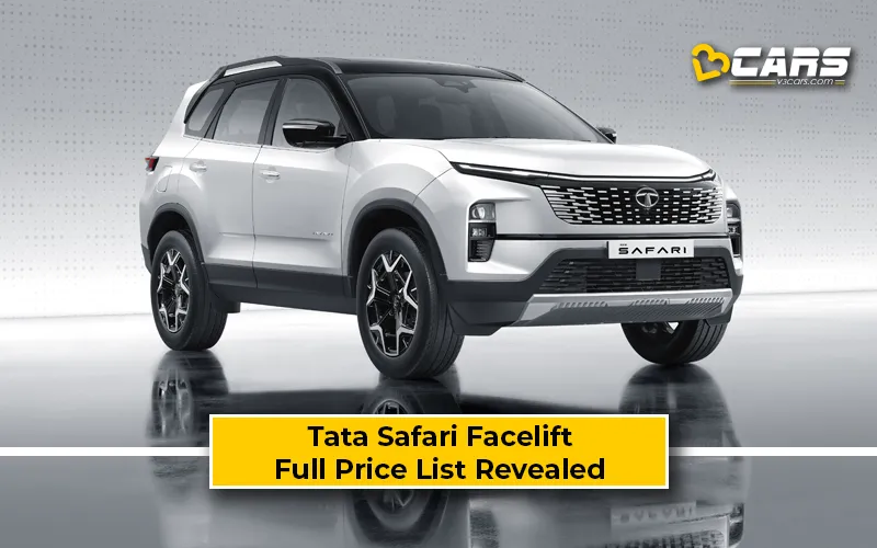 Tata Safari Full Price List