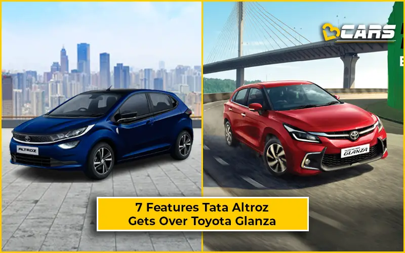 Features Tata Altroz Gets But Are Missing In Toyota Glanza