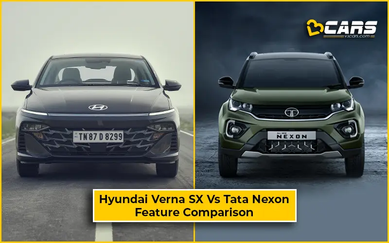 Hyundai Verna SX Vs Tata Nexon