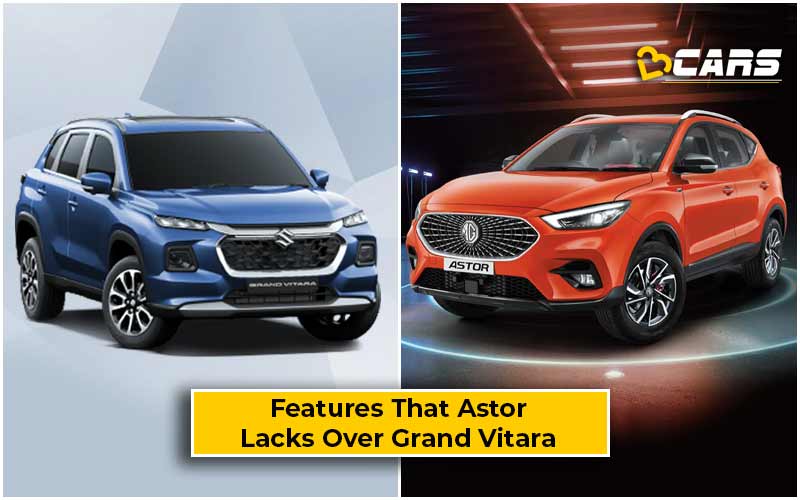 Astor Features Lacks Over Grand Vitara