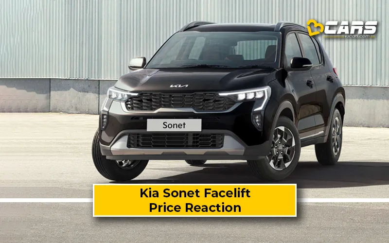 2024 Kia Sonet Facelift Price Reaction