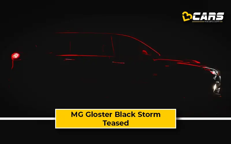 MG Gloster Black Storm Edition
