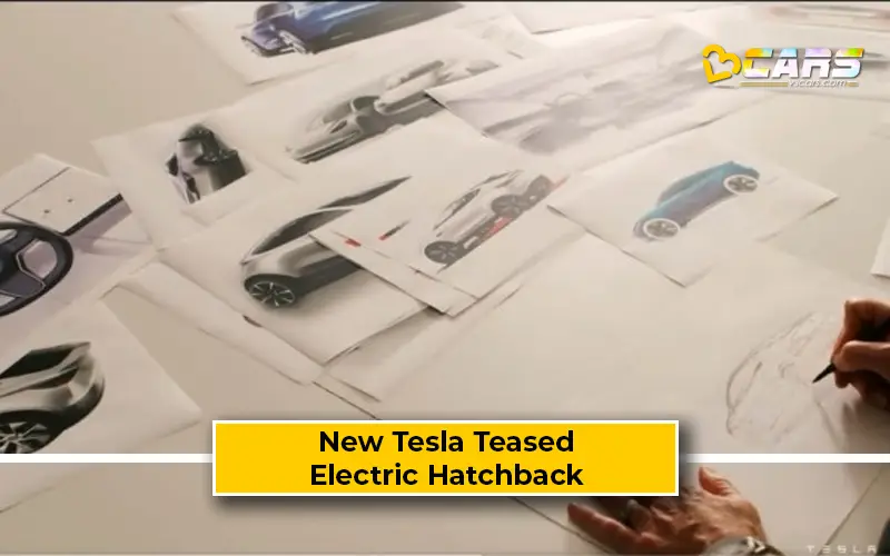 Tesla Tease Electric Hatchback