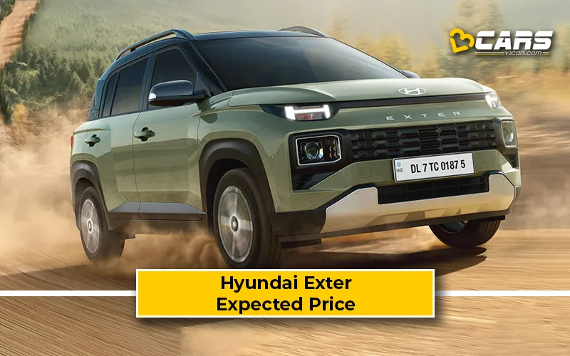 Hyundai Exter SUV Expected Price