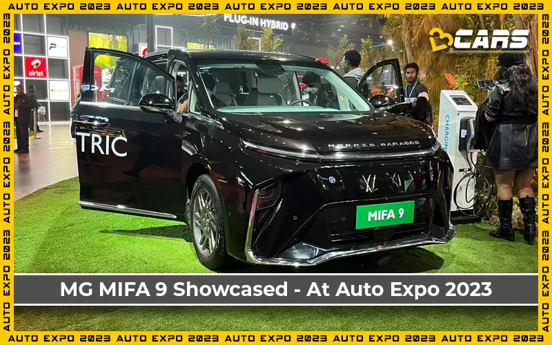 New MG MIFA 9 Showcased At Auto Expo 2023