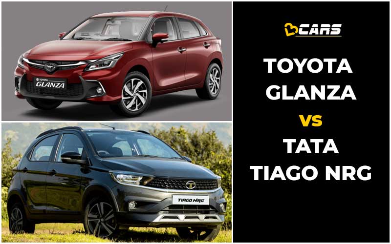 Toyota Glanza Vs Tata Tiago NRG Price, Engine Specs, Dimensions Comparison