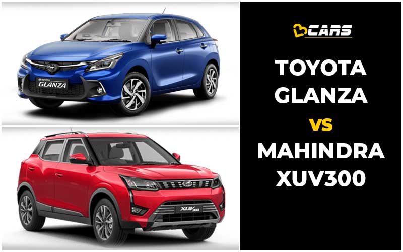 Toyota Glanza  vs Mahindra XUV300