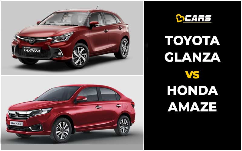 Toyota Glanza vs Honda Amaze