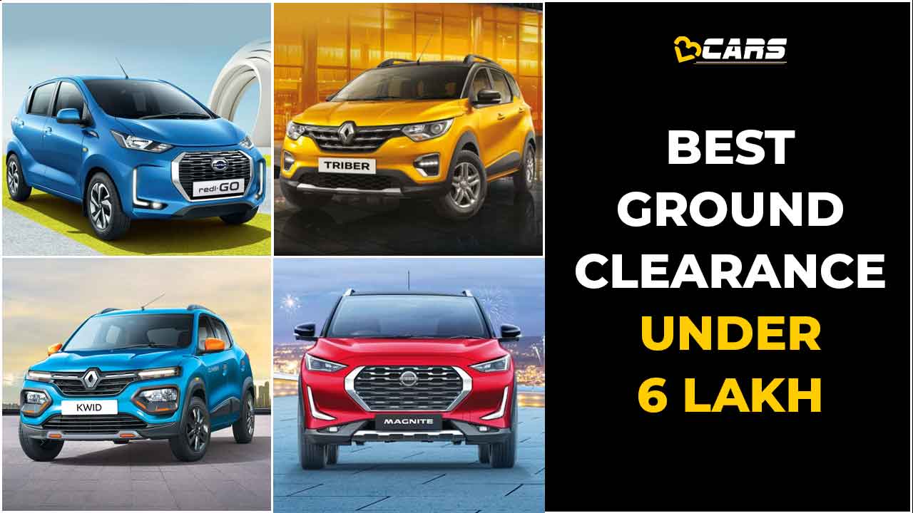 Cars And SUVs With Best Ground Clearance Under 6 Lakh