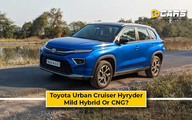 Toyota Urban Cruiser Hyryder Mild Hybrid Vs CNG