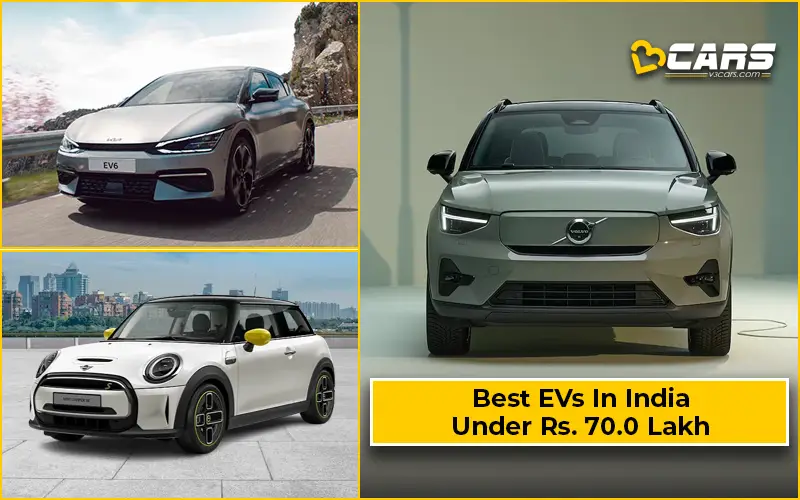 Best Electric Cars Under 70 Lakh