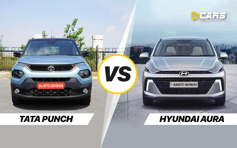 Tata Punch Vs Hyundai Aura