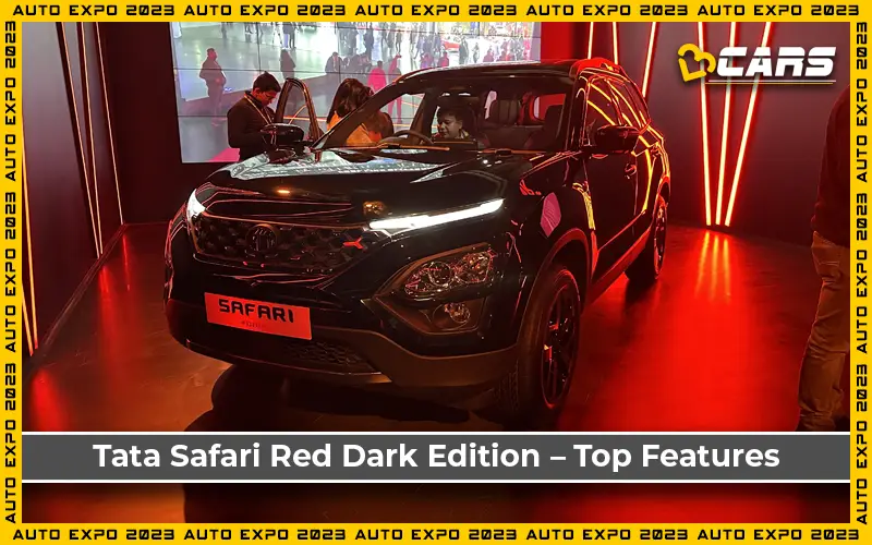 Tata Safari Red Dark Edition