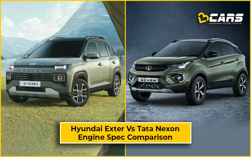 Hyundai Exter Vs Tata Nexon