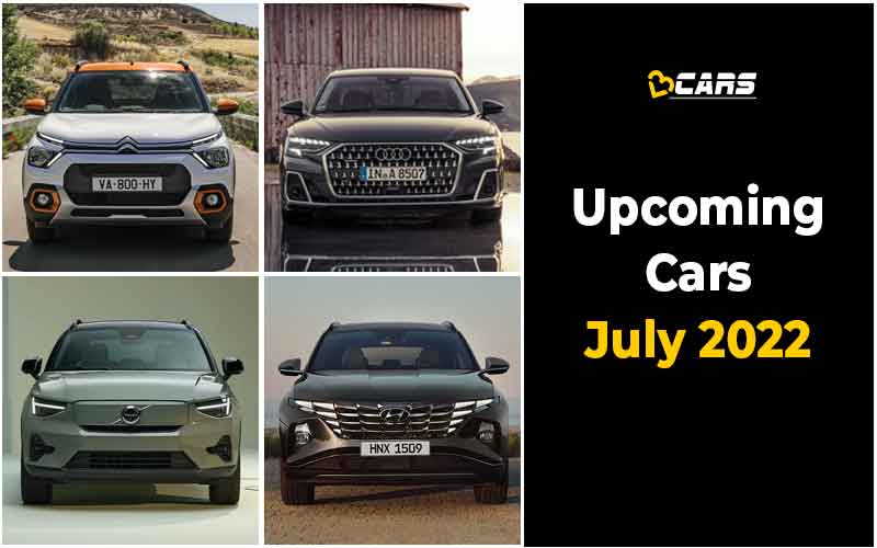 Upcoming Cars In July 2022
