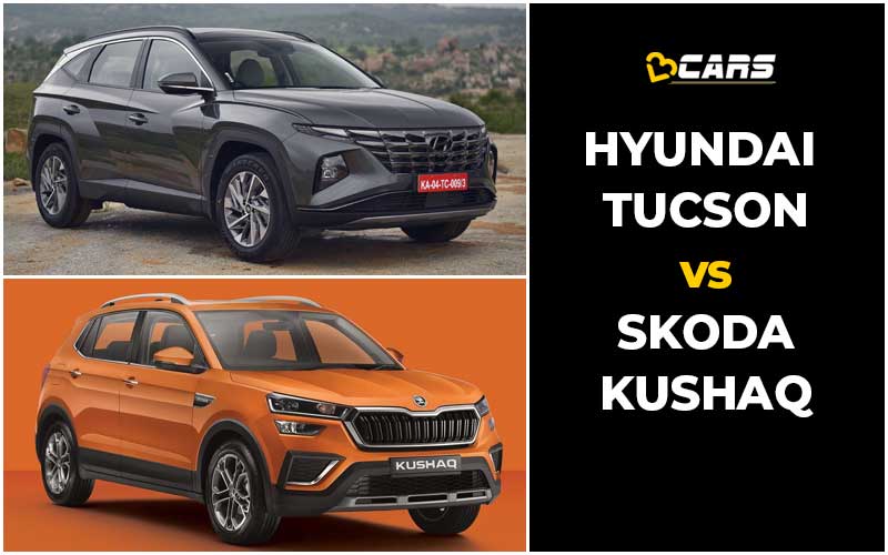 Hyundai Tucson v Skoda Kushaq Comparison | Prices, Specs, Dimensions