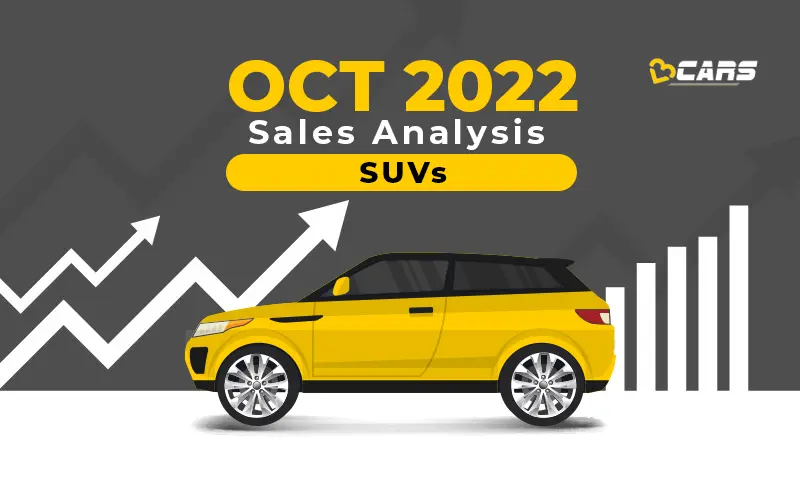 October 2022 Cars Sales Analysis - SUV YoY, MoM Change, 6-Month Trend