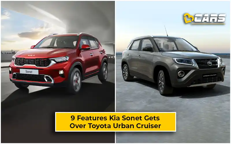 Features Kia Sonet Gets Over Toyota Urban Cruiser